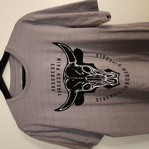 Project Rock Under Armour t-shirt, Large, grey and black.